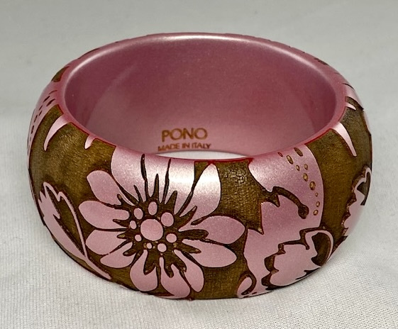 PO58 PONO pink floral bangle