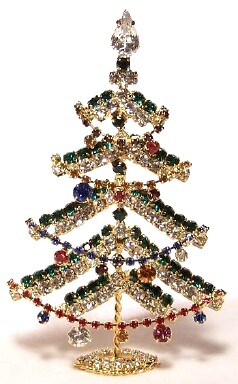 CHR29 garland standing xmas tree pin