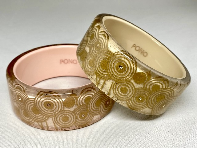 PO53 cased resin bangles