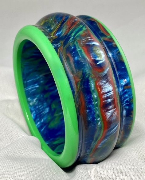 PO50 PONO Element blue resin bangle