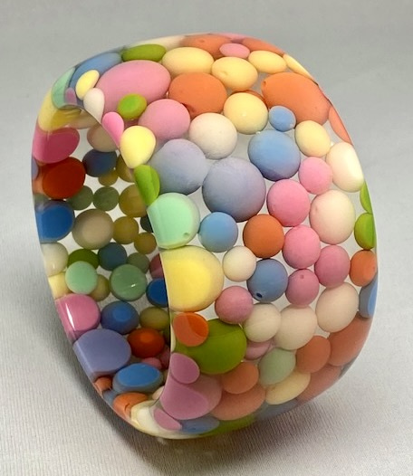 SO125 Sobral pastel ball dot resin bracelet