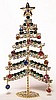 CHR30 ball standing xmas tree pin