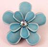 PO5 PONO pale turquoise flower pin