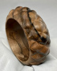PO16 PONO quilt carved wood bangle