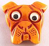 RPO15 repro bakelite googly eyed bulldog pin