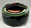 SO112 Sobral wide black Optic resin bangle